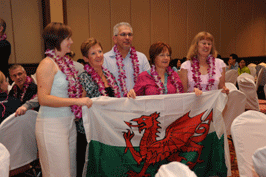 Welsh Squad at the Welcoming Dinner