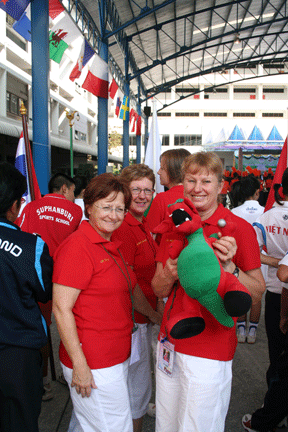 Weslh Team at the Opening Ceremoney