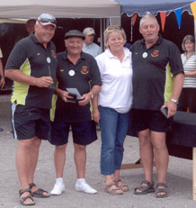 Runners Up of the 2009 hereford Open Jeff Ball, Di Cannan and Mike Jacques