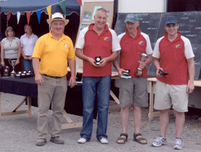 Winners of the 2009 hereford Open Plate Competition Jake Caston, Stewart Spencer and Gareth Spencer