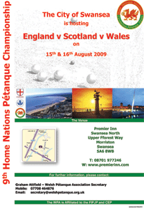 Poster for the 2009 Home Nations Championship