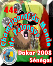 44th Petanque World Championship, Dakar, Senegal.