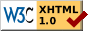 The WPA site complies with the W3C Standards and Recommendations for HTML.