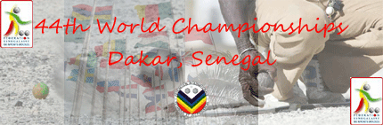 44th World Championships, Dakar, Senegal